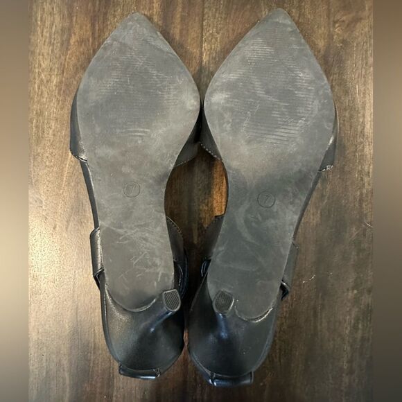 Elegant Black Heels with Ankle Strap size 7 - Picture 3 of 4